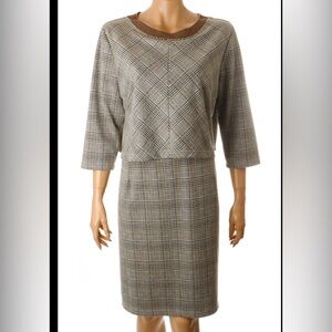 NWT Betty Barclay plaid dress